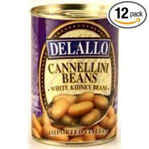 Delallo Cannellini Beans, 15.5000 Ounce (Pack of 12)  