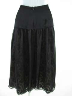 NWT DUSK COLLECTION Black Layered Sheer Skirt Size 12  