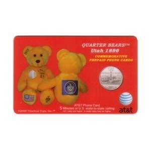   45) Quarter Bear Pictures Bean Bag Toy, Coin, Flag 