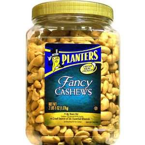 Planters Fancy Whole Cashews w/Sea Salt   38 oz.   CASE PACK OF 2 