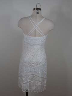 Sue Wong Evening Party White Lace Dress Sz 4 S Small NWT $368  