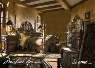Dusted Umber 5 pc Renaissance Cali King Bedroom Set MA37000CKP 58 SET5 