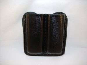 LEATHER DBL MAGAZINE CLIP POUCH 4 KEL TEC 380 RUGER LCP  