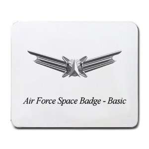  Air Force Space Badge Basic Mouse Pad