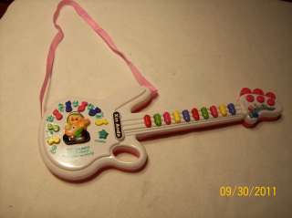 Girls Toy guitar plastic sounds melodies ages 3+ gift music FREE Ship 