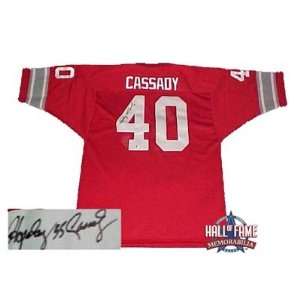  Hopalong Cassady Autographed/Hand Signed Ohio State Red 