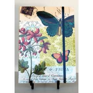  Cavallini Flora & Fauna Large Journal 6 x 8   Lined Pages 