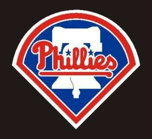 Philadelphia Phillies Logo Bell Color Sticker,4x3.5#3k  