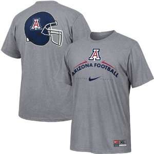  Nike Arizona Wildcats Ash Practice T shirt Sports 