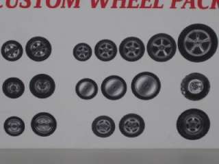 HOT WHEELS Custom Wheel Pack with Tune up Tool Mattel NEW Perfect for 