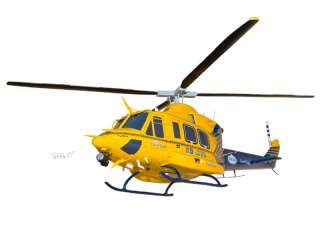 Bell 412 Careflight Helicopters Wood Helicopter Model  