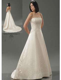 Anjolique Bridal Wa 416 Champagne 10 Wedding Dress  