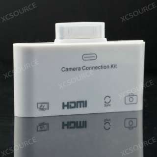   Kit HDMI 4 in 1 Digital USB Cable Adapter For iPad 2 iOS5 AC10  