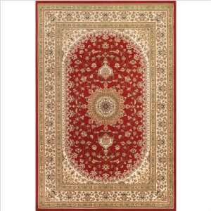   Crest Nain Deep Red Oriental Rug Size 54 x 78