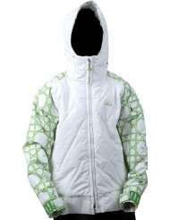 Foursquare Candy Snowboard Jacket White Kids