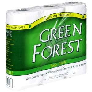 Green Forest Paper Towels, White, 3 Pack (Pack of 10)  