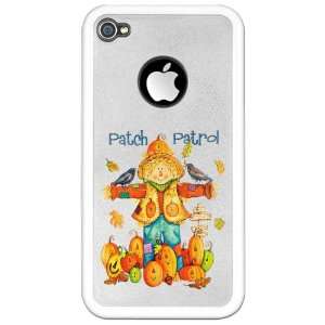  iPhone 4 or 4S Clear Case White Halloween Thanksgiving 