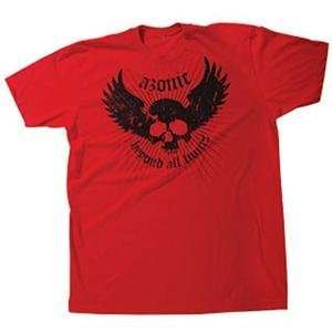  Azonic Deadwings T Shirt   Large/Red Automotive