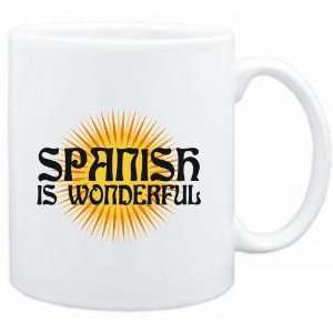  Mug White  Spanish is wonderful  Hobbies Sports 
