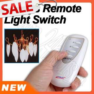 Super Mini Wireless Remote 3 Ways Light Lamp Switch 50M 220V  