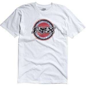  Fox Racing Wheelbite T Shirt   2X Large/White Automotive