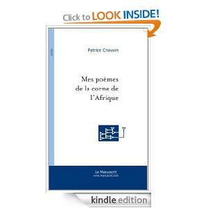   Poésie) (French Edition) Patrice Chauvin  Kindle Store