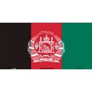 Afghanistan Flag License Plate Plates Tags Tag auto vehicle car front