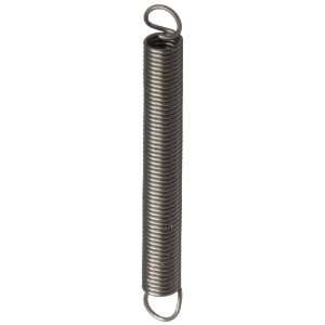 Music Wire Extension Spring, Steel, Inch, 0.094 OD, 0.012 Wire Size 