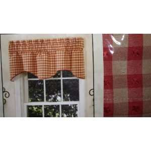  Style Selections Genoa Valance Red 54x18