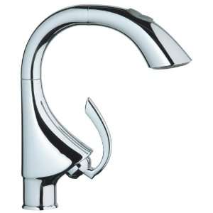  GROHE 32 073 000 K4 Dual Spray Pull Out Kitchen Sink 