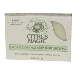  Citrus Magic, 100% Organic Bar Soap, Orange Moisturizing 