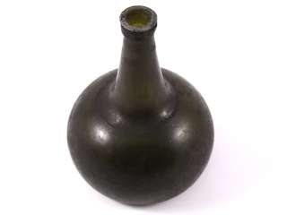 c1680 Globe Shaped English/Dutch Wine Bottle  