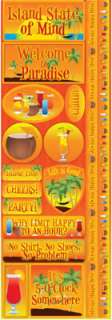 Reminisce TALES OF THE TROPICS Combo Stickers Scrapbooking Cardmaking 