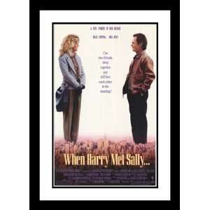  When Harry Met Sally 32x45 Framed and Double Matted Movie 