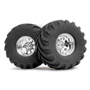  4707 Wheely King Mntd Mud Thrasher Tires Chrome Toys 