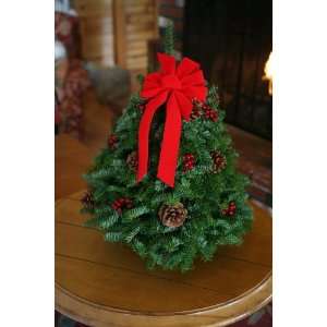   Christmas Wreath Classic Tabletop Christmas Tree
