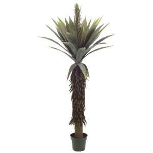  Agave Tree w/36 Lvs. in Pot Green   LCS588 GR Silk Design Cactus Home