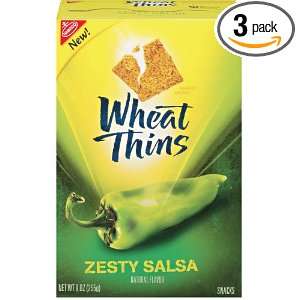 Wheat Thins Zesty Salsa Verde, 9 Ounce (Pack of 3)  