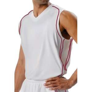   Custom Basketball Jerseys WHITE/CARDINAL (WHC) L
