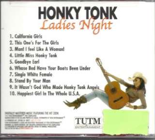 HONKY TONK LADIES NIGHT COUNTRY DANCE SONGS MUSIC CD  
