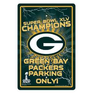  NFL Green Bay Packers 2010 Super Bowl XLV Champion Parking 