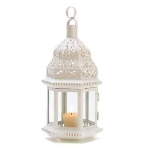  White Moroccan Style Candle Lantern (SD1064 NE)*