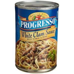 Progresso White Clam Sauce w/ Garlic & Herb, 15 oz, 6 ct (Quantity of 