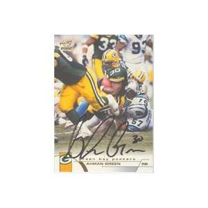  Ahman Green, Green Bay Packers, 2002 Pacific Autographed 