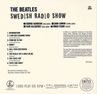 BEATLES SWEDISH RADIO SHOW CD MINI LP OBI  