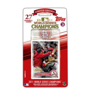 2011 Topps ST LOUIS CARDINALS World Series Champions Factory Sealed 
