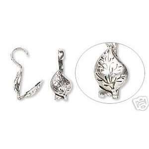  Adorable Silver Leaf Crimp Bead Knot Cover Tip Arts 