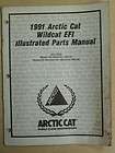 arctic cat 1991 wildcat efi mountain 0650 153 162 illustrated
