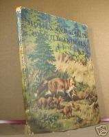 HOMES & HABITS OF WILD ANIMALS COLOR PLATES  