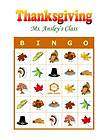 Fall Festival Holiday Party Game Activity Bingo Cards items in 
